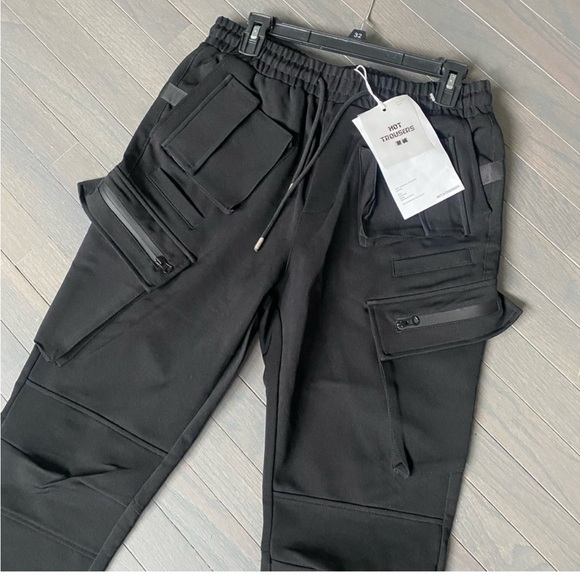Multiple Pocket Accent Jogger Pants - Picture 3 of 10